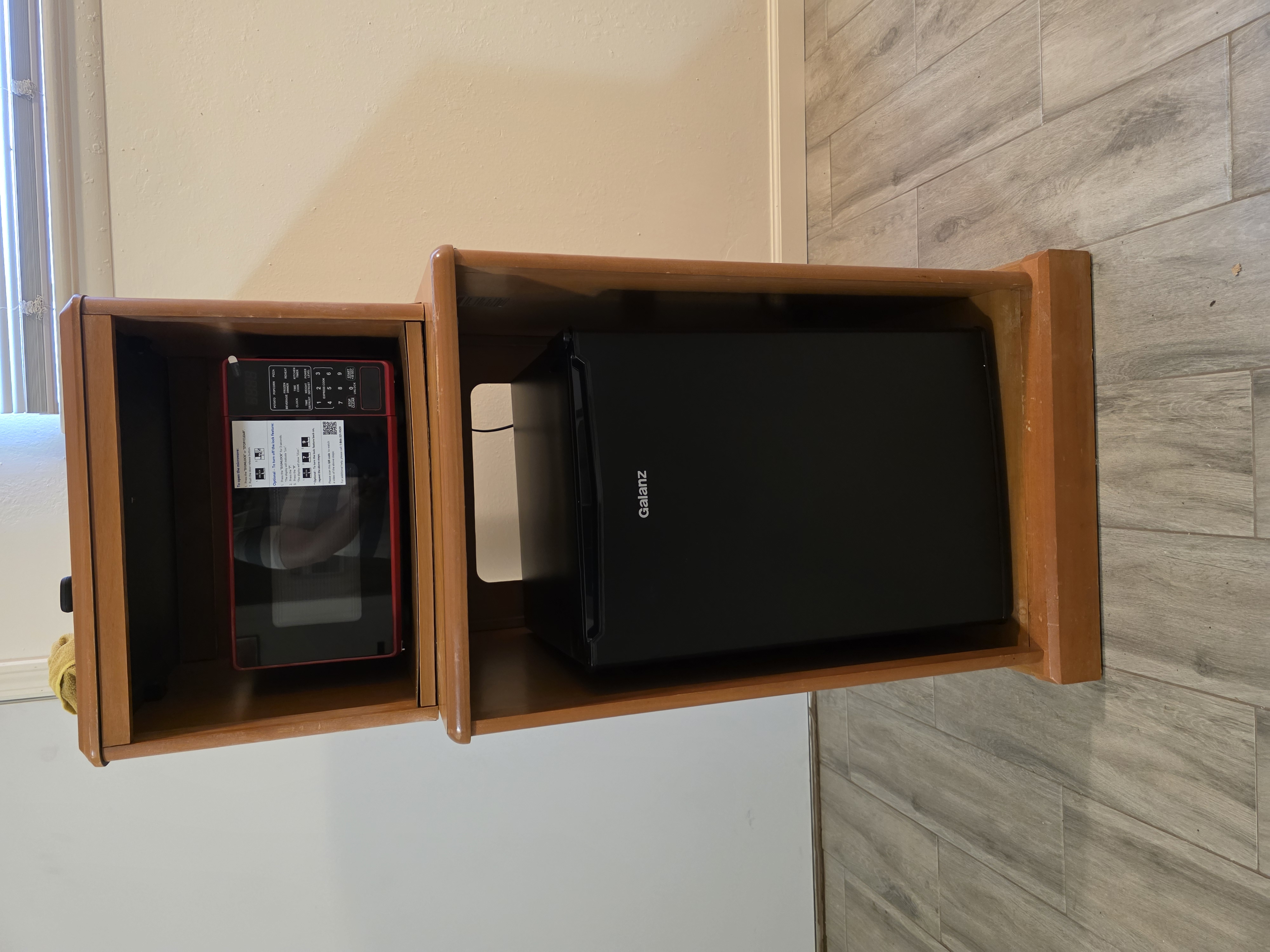 Refrigerator & Microwave